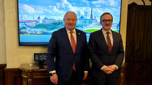 Полномочное представительство Татарстана в России посетил Чрезвычайный и Полномочный Посол Бразилии Сержио Родригес Дос Сантос