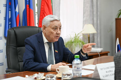 Фарид Мухаметшин провел прием граждан в Региональной общественной приемной