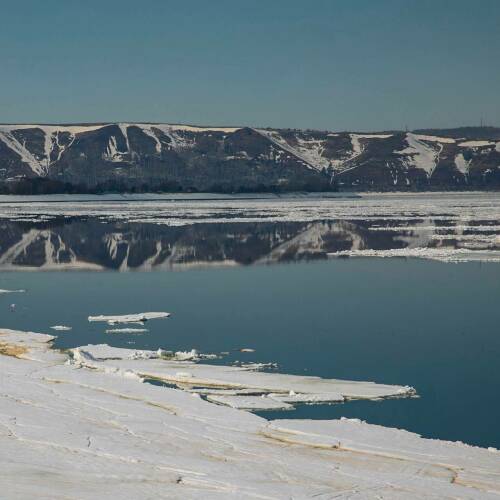 Мэр Нижнекамска Радмир Беляев поделился кадрами ледохода на Каме