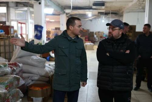 Глава Алексеевского района Сергей Демидов доставил гуманитарный груз в Лисичанск