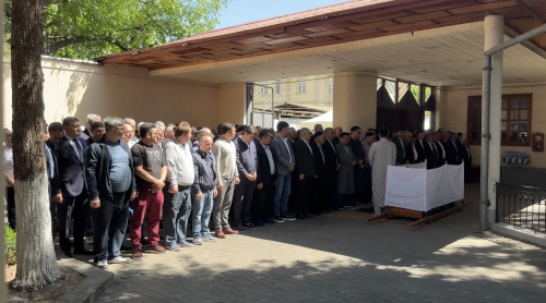 Началась церемония прощания с председателем Совета ТОКПЦ Ташкента Римом Гиниятуллиным