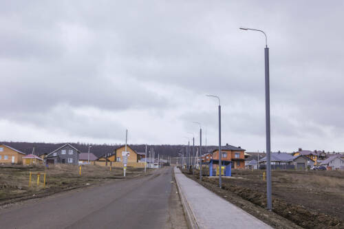 В микрорайоне Альметьевска завершено строительство сетей освещения для многодетных семей