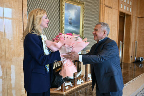 Рустам Минниханов встретился с генеральным директором МТС Инессой Галактионовой