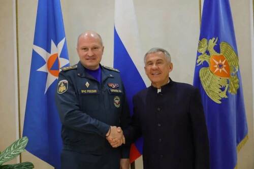 Минниханов обсудил с главой МЧС постройку нового учебного комплекса для спасателей