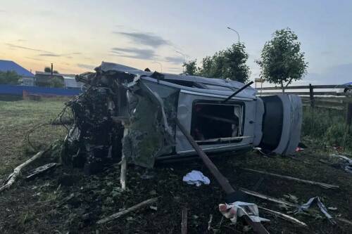 Пассажир вылетевшей в кювет легковушки в Татарстане скончался