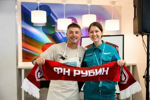 «Мой отец работал на заводе»: Франк Артига впервые побывал на «Казаньоргсинтезе»