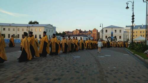 Ковчег с десницей чудотворца Спиридона Тримифунтского доставили в Казанский Богородицкий монастырь