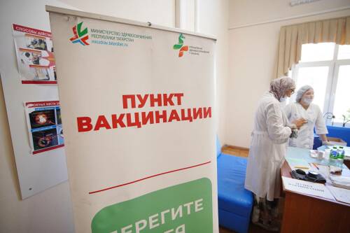 На избирательных участках в РТ развернуто 1053 пункта вакцинации от гриппа