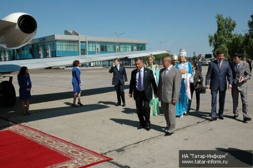 Прибытие в Татарстан губернатора Ивановской области Михаила Меня