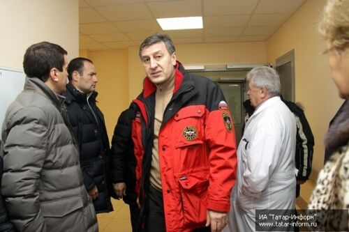 Президент РТ посетил новую строящуюся больницу