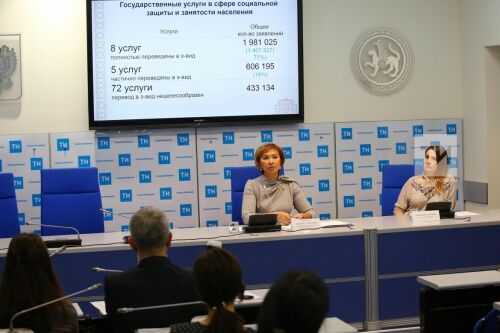 Пресс-конференция "Представление электронных услуг в сфере соц.защиты"