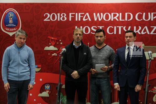 Пресс - подход в рамках операционного визита делегации представителей FIFA и Оргкомитета «Россия-201