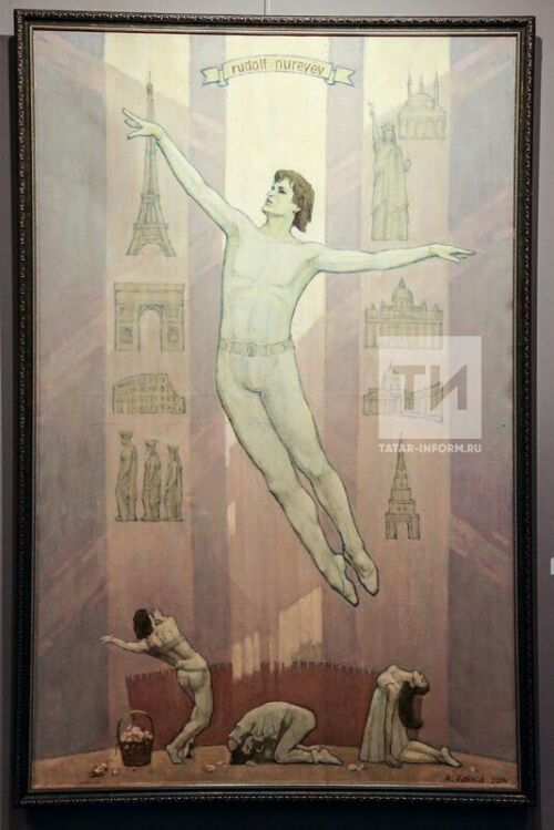 Открытие юбилейной выставки Рифката Вахитова "История и личность"