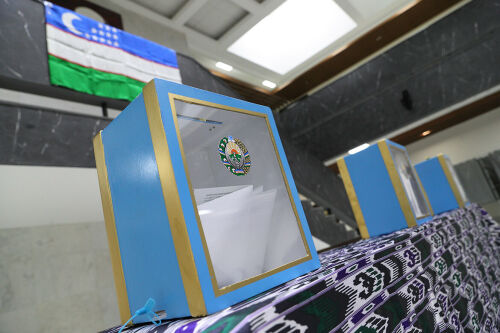 Досрочное голосование среди студентов из  Узбекистана