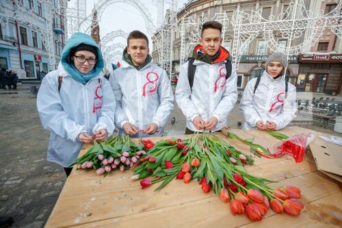 Акция «Вам, любимые», в честь Международного женского дня