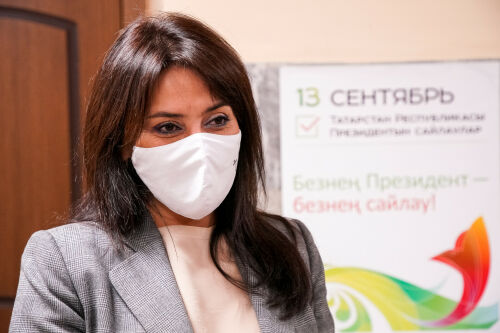 Лейла Фазлеева приняла участие в голосовании на выборах