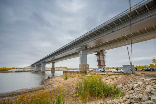 На трассе М7 открыли движение по новому мосту через Свиягу