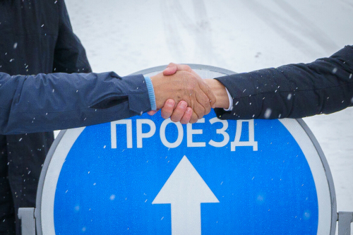 В Татарстане открыли движение по отремонтированному участку дороги к Ижевску и Перми от М7