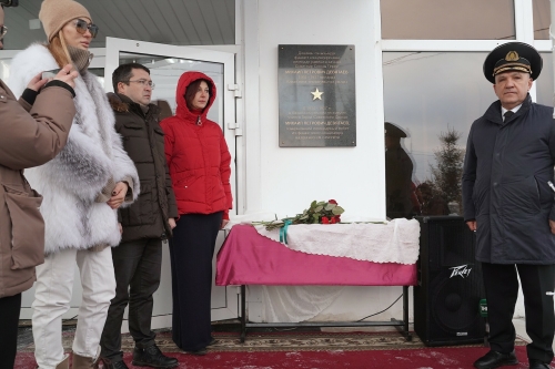 В Казани открыли мемориальную доску Герою Советского Союза Михаилу Девятаеву