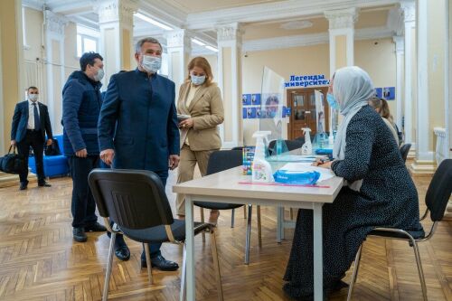 Президент Татарстана проголосовал на думских выборах