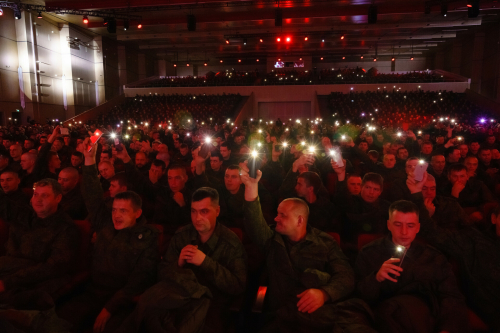 В «Казань Экспо» состоялся концерт для мобилизованных татарстанцев