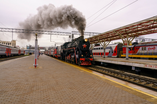 Торжественный запуск ретропоезда Казань–Свияжск состоялся на вокзале столицы Татарстана