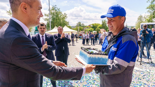 В Зеленодольске отметили день рождения первого объекта «Газпром газомоторное топливо» в России