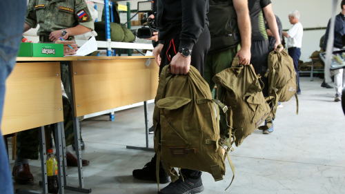 Очередная партия добровольцев в составе батальона «Алга» отправилась к месту службы