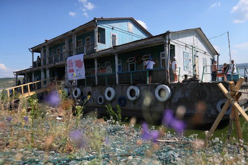 «Том Сойер Фест»: в Свияжске начали ремонт старого речного дебаркадера