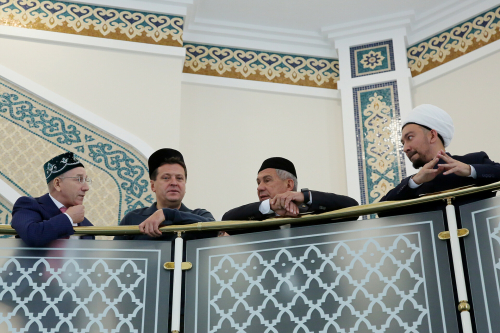 Президент Татарстана принял участие в открытии мечети «Рауза» в Казани