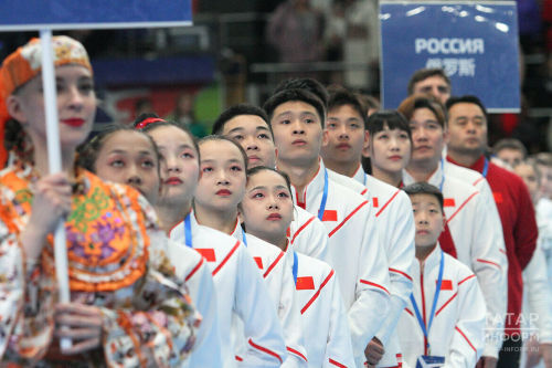 В Казани открылись соревнования по спортивной гимнастике между Россией и Китаем среди юниоров