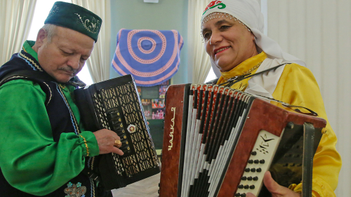 В ДК им. Саид-Галиева прошел фестиваль народной татарской музыки и песни