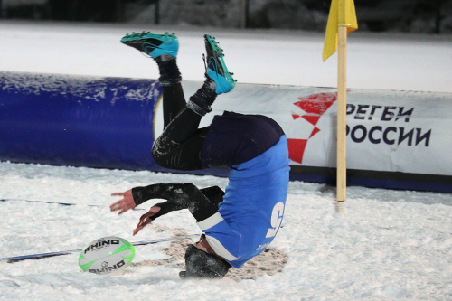 Финал чемпионата России по регби на снегу прошел в Казани
