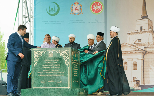 Церемония закладки камня под строительство Ярмарочной мечети прошла в Нижнем Новогороде