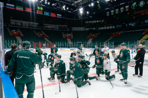 Ак Барс провел открытую тренировку перед плей-офф