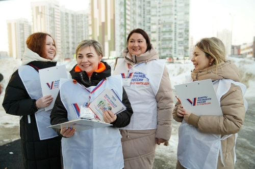 В Казани проходит адресное оповещение избирателей о выборах Президента России
