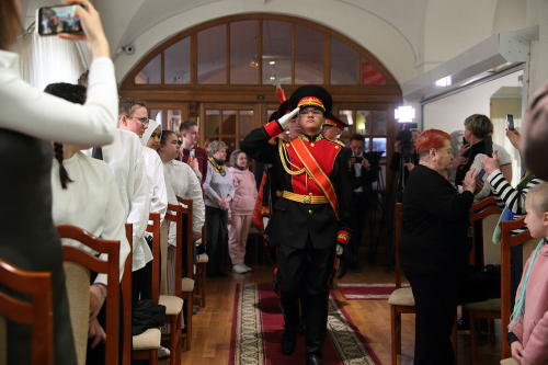 Акция «Знамя — символ Победы» прошла сегодня в Национальном музее Татарстана