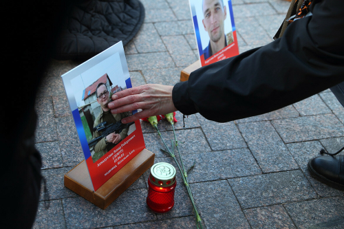 В парке Победы в Казани прошел митинг, посвященный бойцам батальона «Алга»