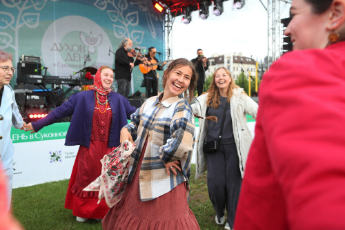 В Суконной слободе прошел фестиваль «Духов день»