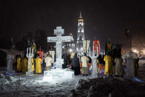Как в Раифе отпраздновали Крещение Господне