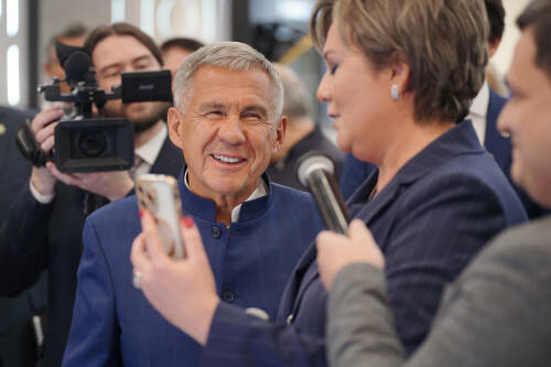 Рустам Минниханов принял участие в итоговой коллегии Минцифры РТ