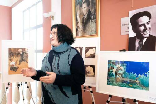 В Казани презентовали книгу, посвященную одному из ведущих художников-графиков Татарстана Байназару Альменову