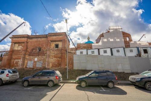 На территории Богородицкого монастыря воссоздают храм Николы Тульского и монашеские кельи