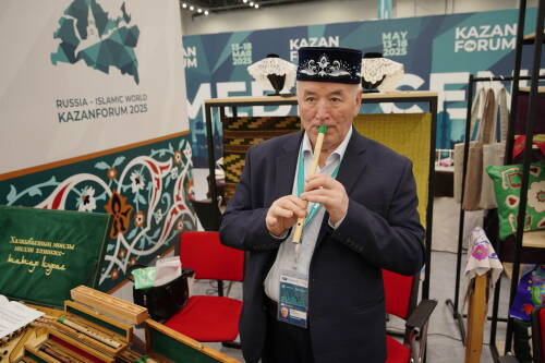 Атмосфера в «КазаньЭкспо» в первый день KazanForum