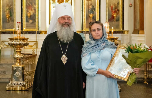 В Казанском соборе вручили награды медикам