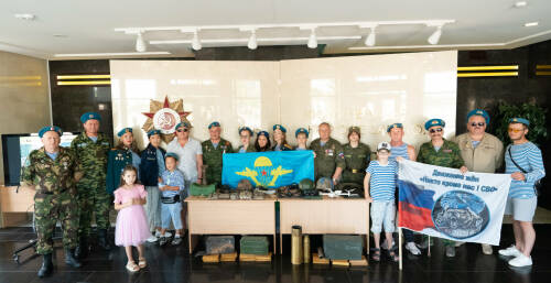 Союз десантников Татарстана провел «Урок Мужества» к дню ВДВ