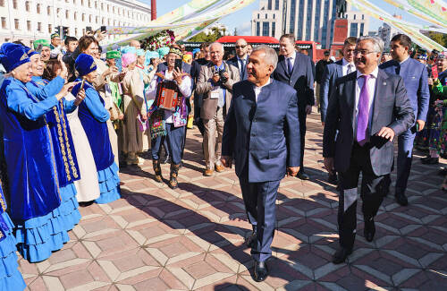 Рустам Минниханов принял участие в заседании «Милләт Җыены»