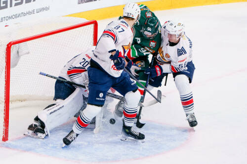 В «Татнефть-Арене» прошел матч КХЛ «Ак Барс» - «Металлург»