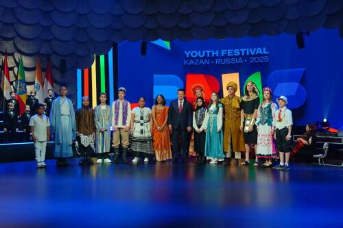 В Казани прошла церемония открытия I Юношеского фестиваля стран БРИКС+