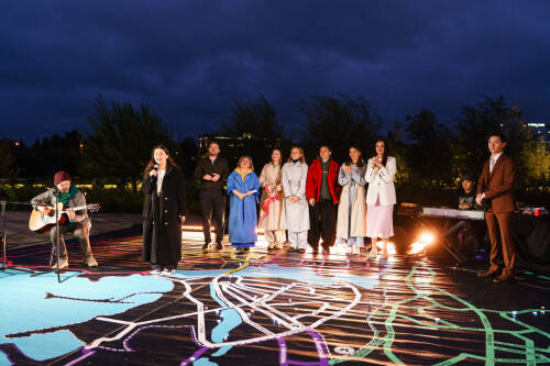 На площади перед театром Камала прошел литературно-музыкальный вечер «Минем шәһәр»